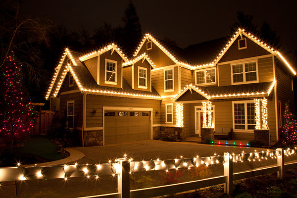 Christmas Light Installation in Hermitage example 1